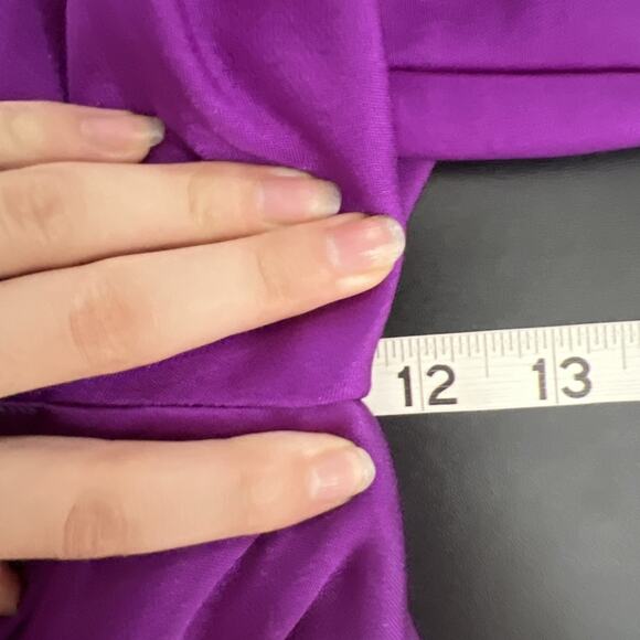 Vintage‎ Obermeyer Ski Pants Women 6* Purple Shiny Iridescent Stirrups Snow 90s - Picture 10 of 13